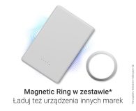 Silver Monkey Powerbank Smart 5000 mAh MagSafe UltraSlim 3w1 Srebrny - 1361041 - zdjęcie 8